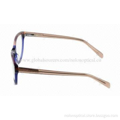 Popular oval acetate optical eyeglass frames with spring hinge